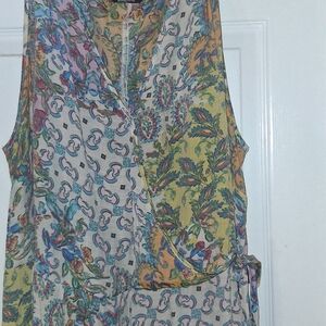 🎅Mlle Gabrielle Multicolor Maxi Dress 2X PTP 22"